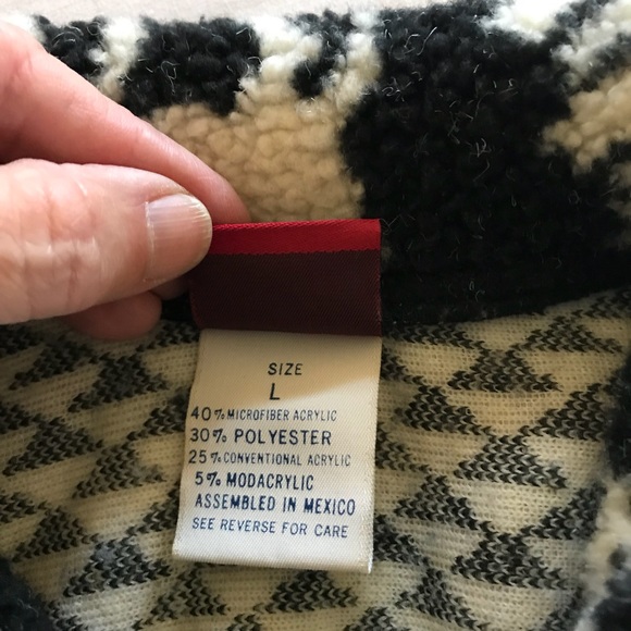 Winter Cropped Fleece Jacket by Palmetto’s Sz L - Picture 7 of 8